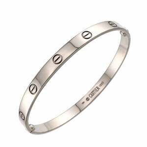 Cartier Love Bracelet #20 18K WG White Gold 750 Bangle